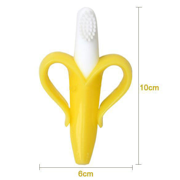 Silicon Bebe Banana Teether Toy El Pazar