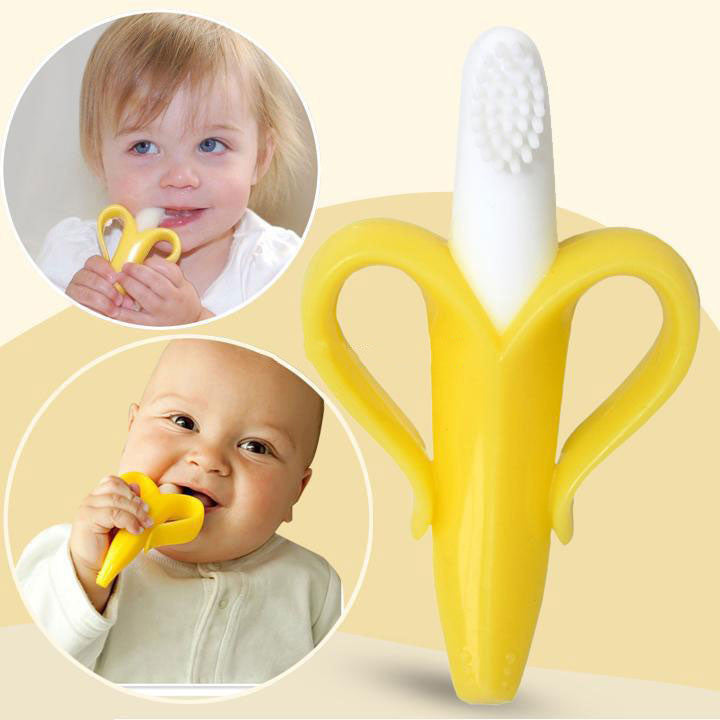 Silicon Bebe Banana Teether Toy El Pazar