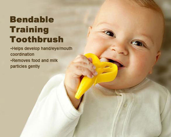 Silicon Bebe Banana Teether Toy El Pazar
