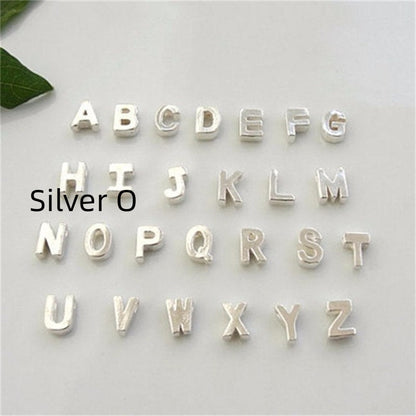 Peach Heart Shaped Letter Necklace Clavicle Chain Necklace El Pazar
