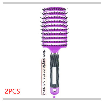 Big Curved Comb Bristle Massage Comb Eight Claws El Pazar