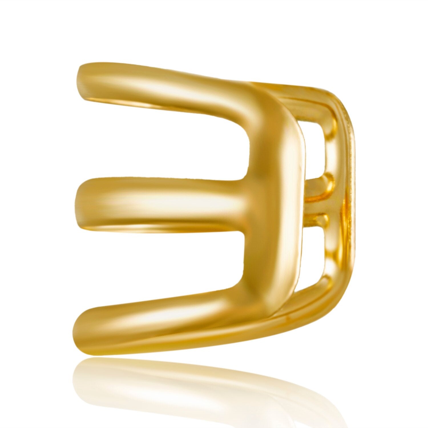 1PC Gold Color Silver Color Figure Shaped Earrings Ear Clip Climbing Climber Ear Cuff Non Pierced Ear Clip Cartilage Earrings eprolo