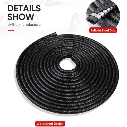 Universal Built-in Steel Disc Car Anti Collision Strip Auto Door Edge Scratch Protecter Bumper Strip El Pazar