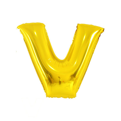 English Letter Aluminum Balloon Birthday Party Wedding Celebration Decoration El Pazar