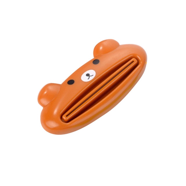 1pcs Animal Easy Toothpaste Dispenser Plastic Tooth Paste Tube Squeezer Useful Toothpaste Rolling Holder For Home Bathroom eprolo