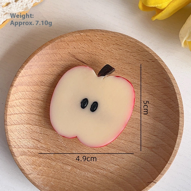 Simulation Cartoon Fruit Barrettes El Pazar