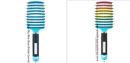 Big Curved Comb Bristle Massage Comb Eight Claws El Pazar