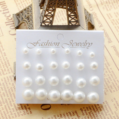 Earrings Size Pearl Stud Earrings 12 Pairs Of Pearl Jewelry El Pazar
