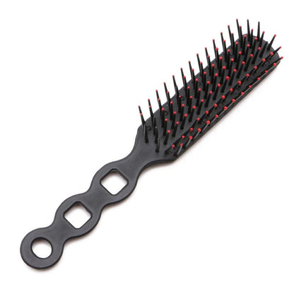 Salon Plastic Paddle Hairdressing Cushion Hair Cozy Massage Comb eprolo