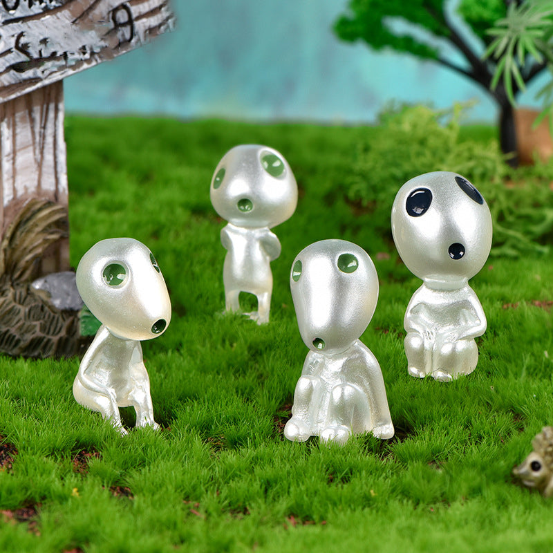 Classic micro landscape decoration Ghost Princess Nightlight Tree Elf Luminous Alien Anime Creative Small Decoration eprolo