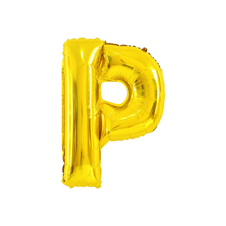 English Letter Aluminum Balloon Birthday Party Wedding Celebration Decoration El Pazar