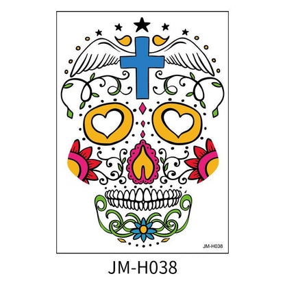 Halloween Face Tattoo Stickers Makeup Ball Funny Makeup Temporary Stickers eprolo