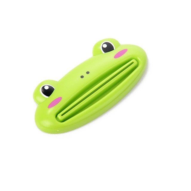 1pcs Animal Easy Toothpaste Dispenser Plastic Tooth Paste Tube Squeezer Useful Toothpaste Rolling Holder For Home Bathroom eprolo