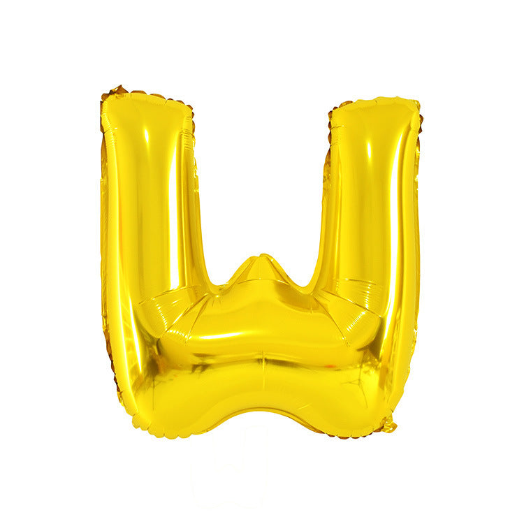 English Letter Aluminum Balloon Birthday Party Wedding Celebration Decoration El Pazar