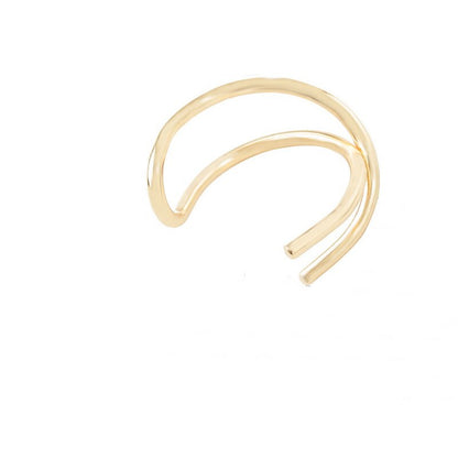 1PC Gold Color Silver Color Figure Shaped Earrings Ear Clip Climbing Climber Ear Cuff Non Pierced Ear Clip Cartilage Earrings eprolo