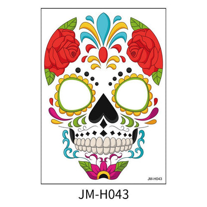 Halloween Face Tattoo Stickers Makeup Ball Funny Makeup Temporary Stickers eprolo