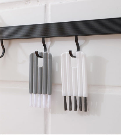 Multifunctional Cup Cover Brush Silk Seam Decontamination Nylon Brush Can Be Bent To Wash Cups New Household Groove Gap Cleaning Brush eprolo