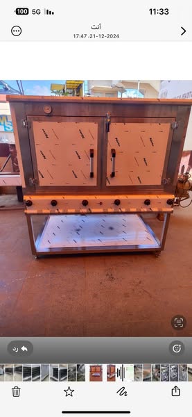 5-Tray Gas Pastry Oven – Heavy Duty Stainless Steel