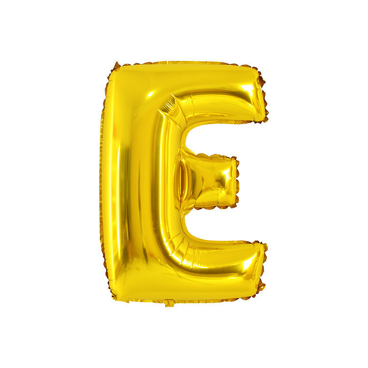 English Letter Aluminum Balloon Birthday Party Wedding Celebration Decoration El Pazar
