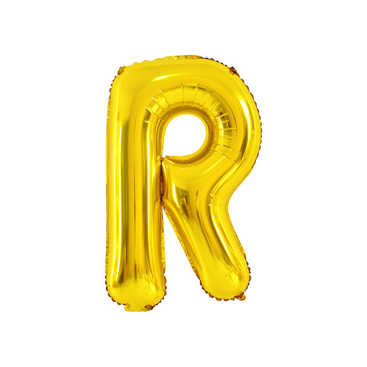 English Letter Aluminum Balloon Birthday Party Wedding Celebration Decoration El Pazar