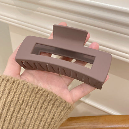 Women's Simple And Versatile Solid Color Grip Clip El Pazar