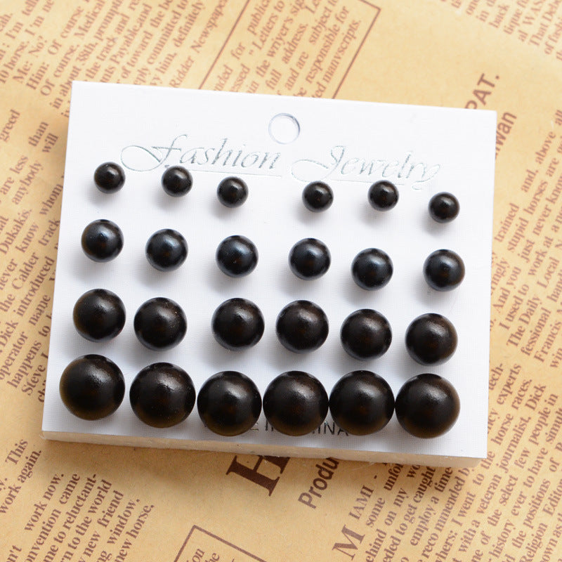 Earrings Size Pearl Stud Earrings 12 Pairs Of Pearl Jewelry El Pazar
