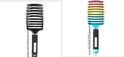 Big Curved Comb Bristle Massage Comb Eight Claws El Pazar