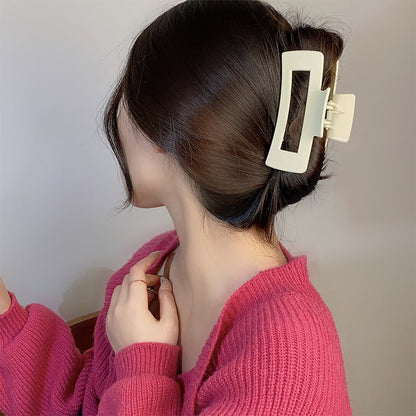 Women's Simple And Versatile Solid Color Grip Clip El Pazar