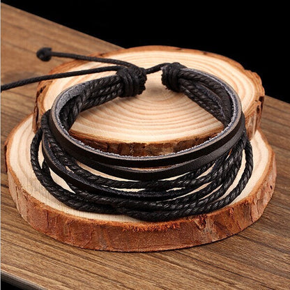Wax Rope Bracelet DIY Bracelet Leather Bracelet El Pazar