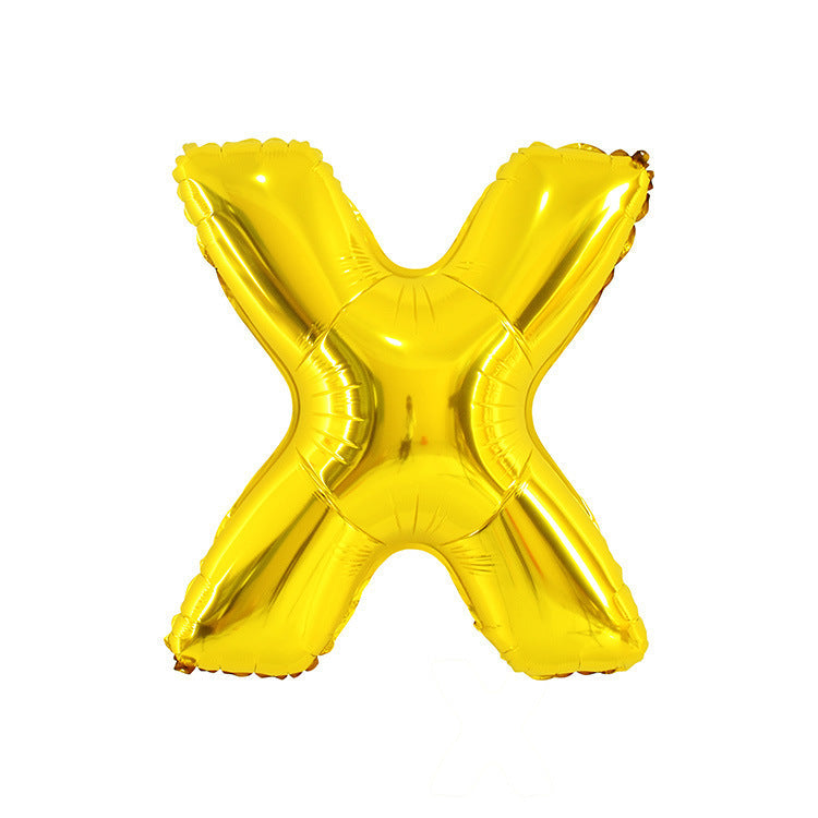 English Letter Aluminum Balloon Birthday Party Wedding Celebration Decoration El Pazar