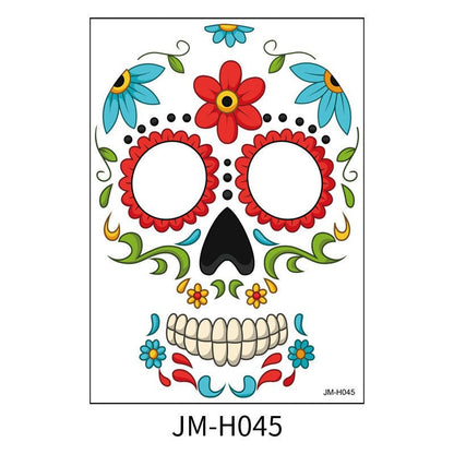 Halloween Face Tattoo Stickers Makeup Ball Funny Makeup Temporary Stickers eprolo