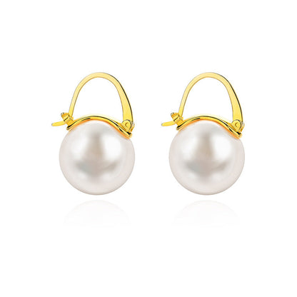 French New Classic Elegant Imitation Pearl Drop Earrings for Women Exquisite Dangle Wedding Earring Statement Fashion Jewelry eprolo