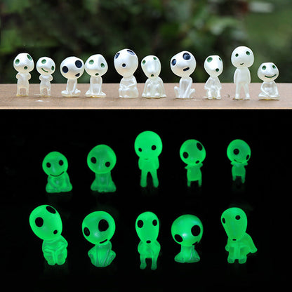 Classic micro landscape decoration Ghost Princess Nightlight Tree Elf Luminous Alien Anime Creative Small Decoration eprolo