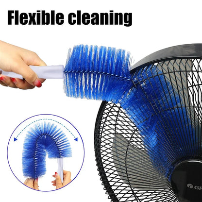 Fan Brush Bendable Microfibre Duster Household Dust Remover Cleanning Brush for Air-conditioner Furniture Shutter Car Cleaner eprolo