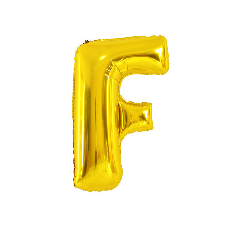 English Letter Aluminum Balloon Birthday Party Wedding Celebration Decoration El Pazar