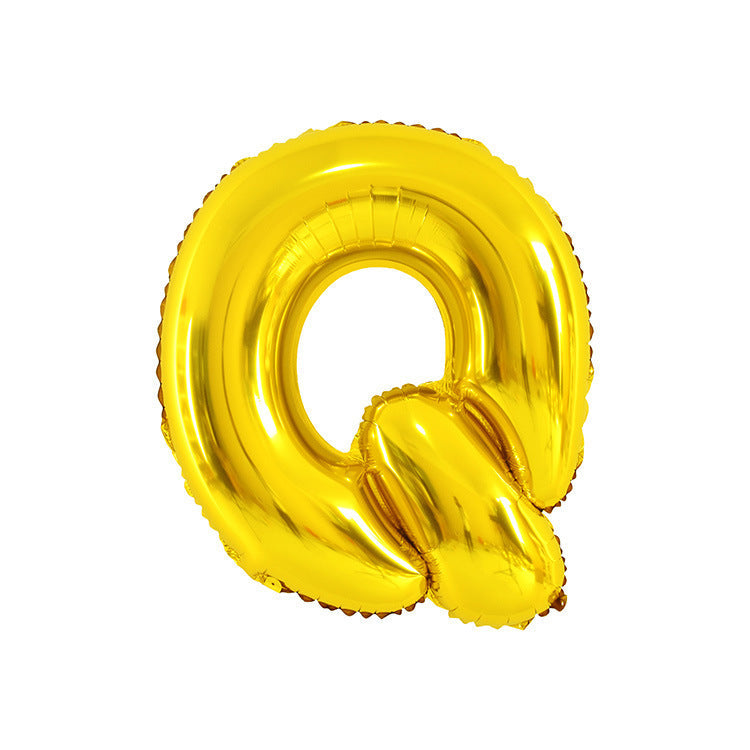 English Letter Aluminum Balloon Birthday Party Wedding Celebration Decoration El Pazar