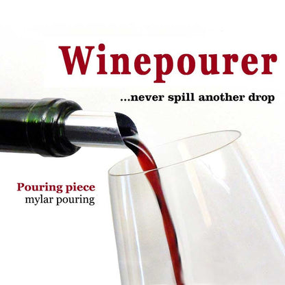 Aluminum Foil Wine Pouring Piece Round Wine Drainage Piece PET Environmental Protection Material Wine Pourer eprolo