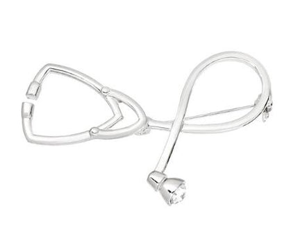 Stethoscope Brooch Pins Nurse Jewelry eprolo