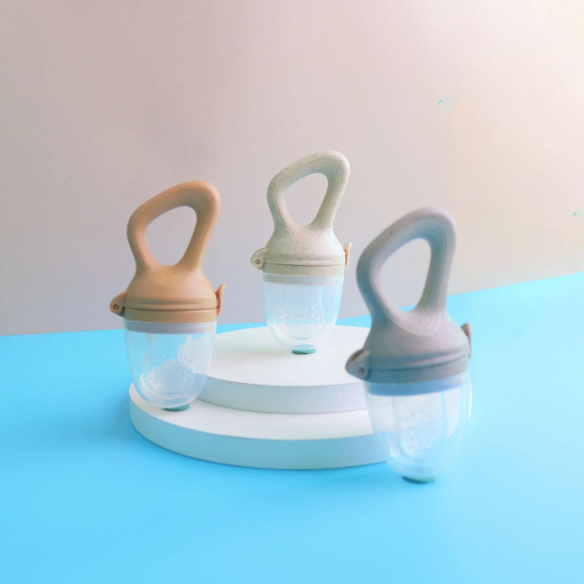 Baby Wheat Straw  Food Feeder Silicone Nipple El Pazar