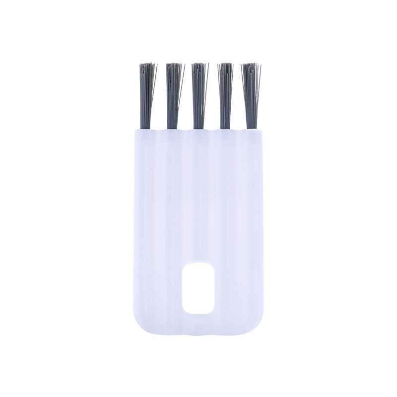 Multifunctional Cup Cover Brush Silk Seam Decontamination Nylon Brush Can Be Bent To Wash Cups New Household Groove Gap Cleaning Brush eprolo