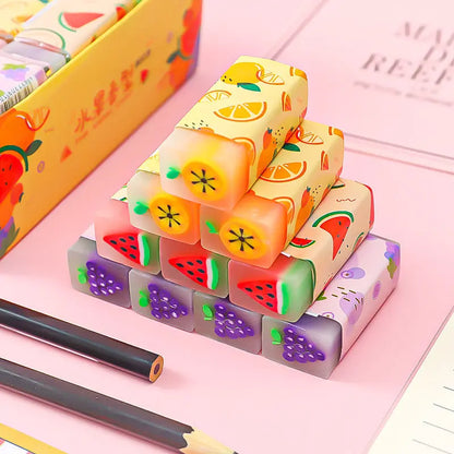 Creative Stationery Fruit Eraser Sassafras Students Learn El Pazar