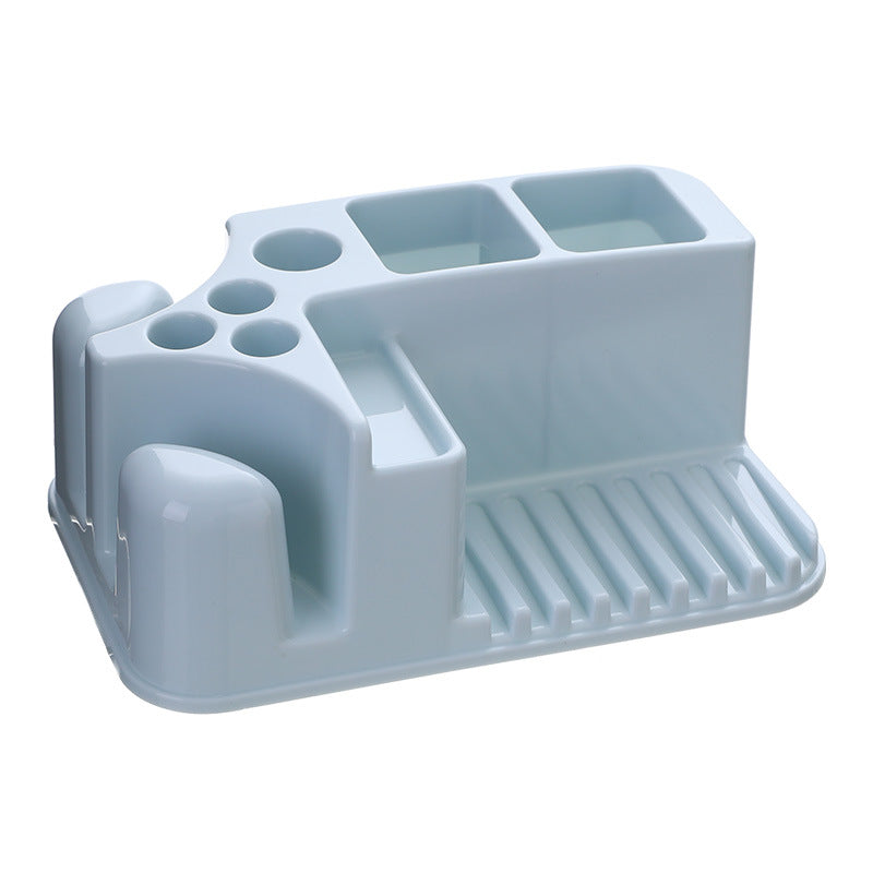 Toilet Toothbrush Rack Free Punch Brushing Cup Mouthwash Cup Holder Toothbrush Toothpaste Rack Toothware Storage Rack eprolo