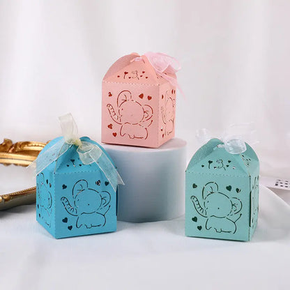 European Creative Xi Candy Box New Hollow Candy Box Small Elephant Laser Candy Box El Pazar