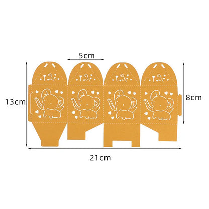 European Creative Xi Candy Box New Hollow Candy Box Small Elephant Laser Candy Box El Pazar