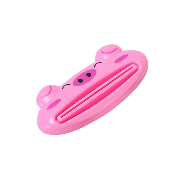 1pcs Animal Easy Toothpaste Dispenser Plastic Tooth Paste Tube Squeezer Useful Toothpaste Rolling Holder For Home Bathroom eprolo