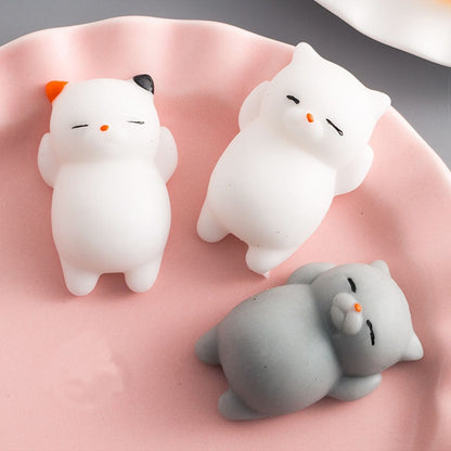 Squishy Soft Cute Cat Wipes Antistress Boot Ball Decompression Sticky Eliminate Pets Fun Stress Squishies Squeeze Friet Kit Toys eprolo