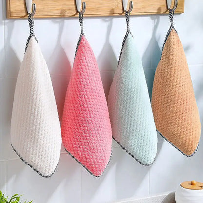 Kitchen Non-stick Oil Thickened Absorbent Rag Dish Towel El Pazar