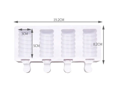 Silicone Ice Cream Mold 4 With Popsicle Ice Cream Mold Diy Hot Selling Home Kitchen El Pazar