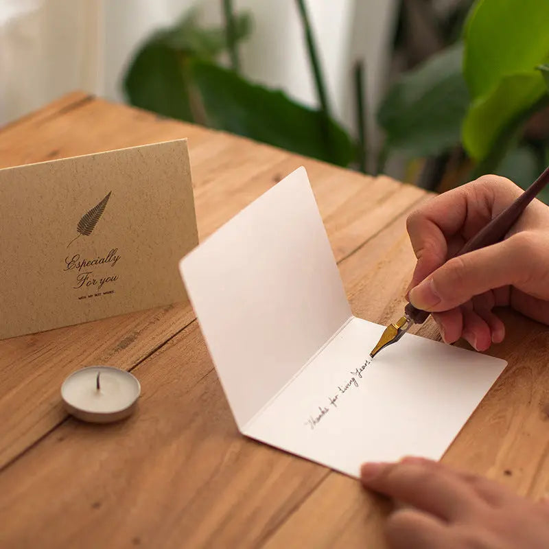 Vintage greeting card blessing card El Pazar