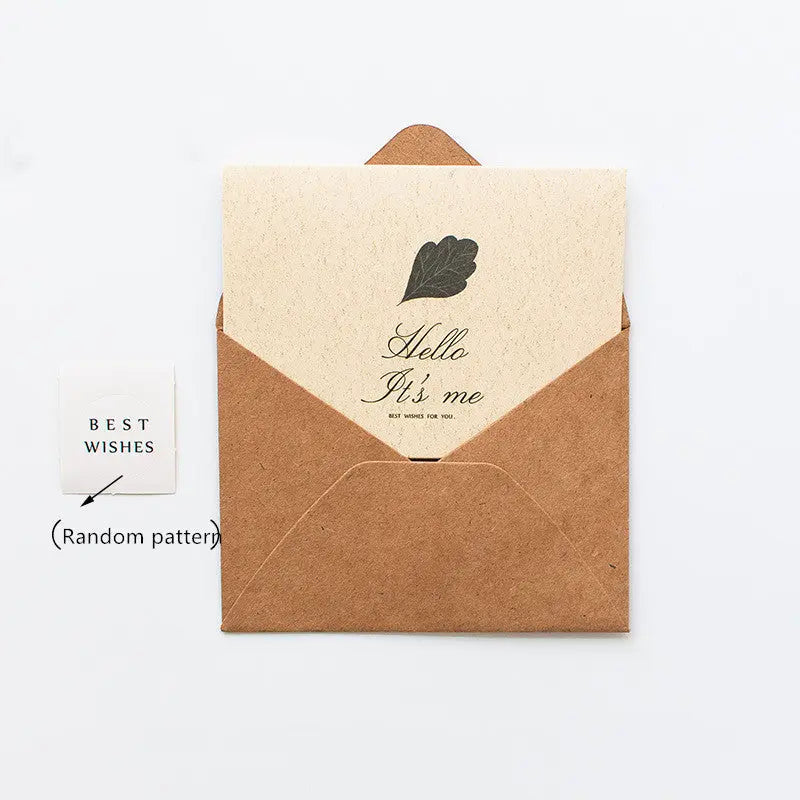 Vintage greeting card blessing card El Pazar